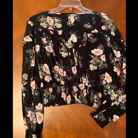 American rag long sleeve crop top - Picture 2 of 4